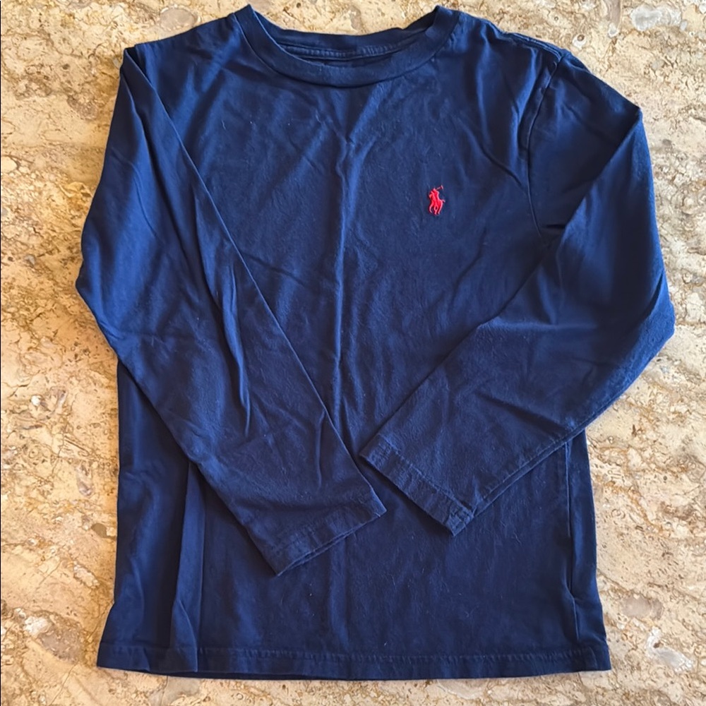 Polo by Ralph Lauren Kids Navy Long Sleeve Shirt size S